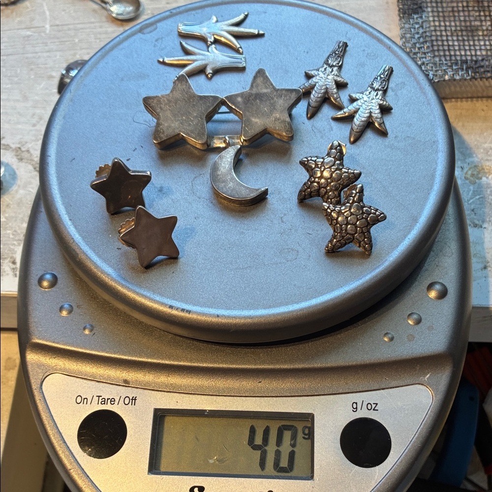 I’m Seeing Stars!! Stars, Moon  and Feet Jewelry Set